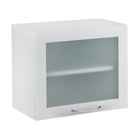 ВИТАЛИЯ Н5Б 550 — Тумба навесная, дверца стекло в алюминиевой рамке, с бактерицидной лампой