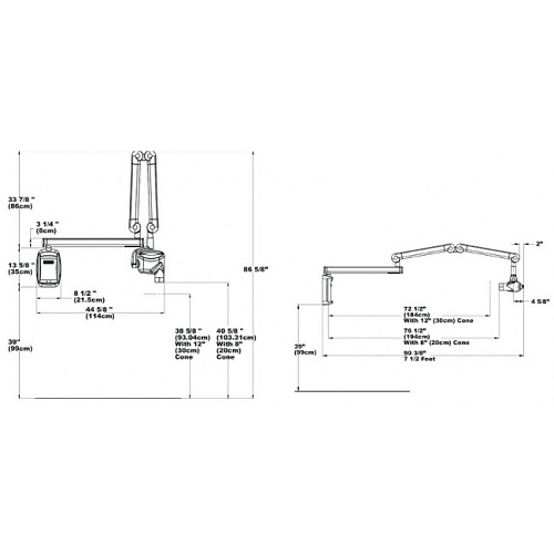 Progeny Preva DC - интраоральный рентген (настенная версия)