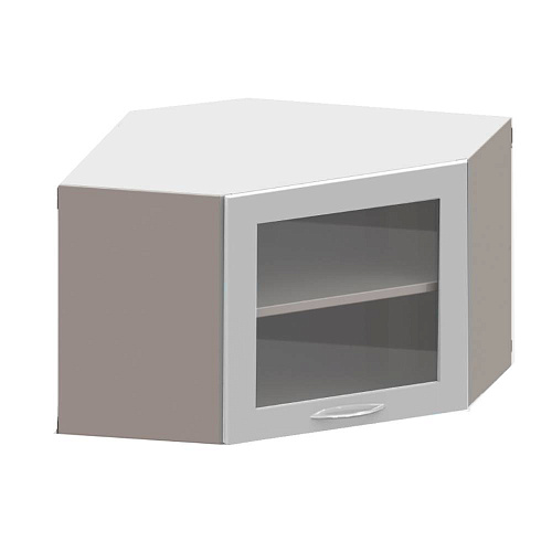 ВИТАЛИЯ Н2 угловой — Навесной медицинский шкаф стеклянная дверца