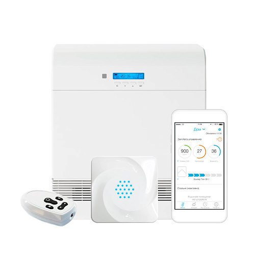 Tion O2 Next – Бризер (O2 МАС+Модуль CO2 системы MagicAir)