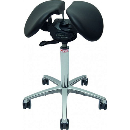Salli Swing Fit - эргономичный стул врача-стоматолога, с дополнительной регулировкой расстояния между половинками сиденья