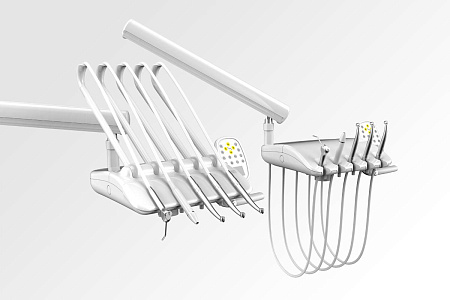 Ritter Ultimate E – стоматологическая установка с нижней подачей инструментов