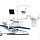 SILVERFOX 8000C-SRS0 Classic – Стоматологическая установка с нижней подачей и мягкой обивкой