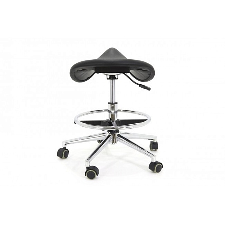 Медтехника Ergo MA01 - эргономичный стул-седло, черный полиуретан