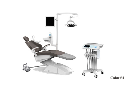 SILVERFOX 8000C-CMS0 – Стоматологическая установка с подкатным блоком врача, без гидроблока и с мягкой обивкой